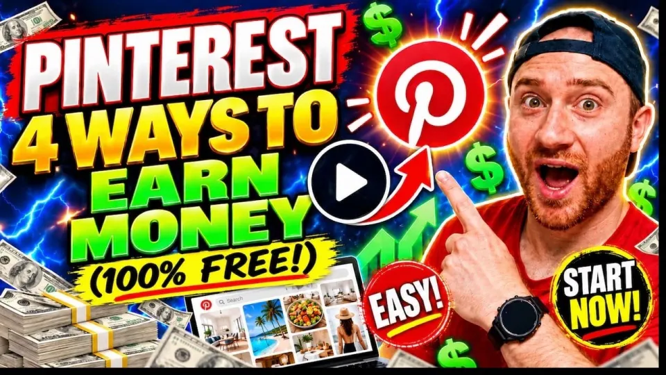 📌 How to Earn Money from Pinterest for FREE (2026) ⭐ 4 EASY Ways With 0 Followers!